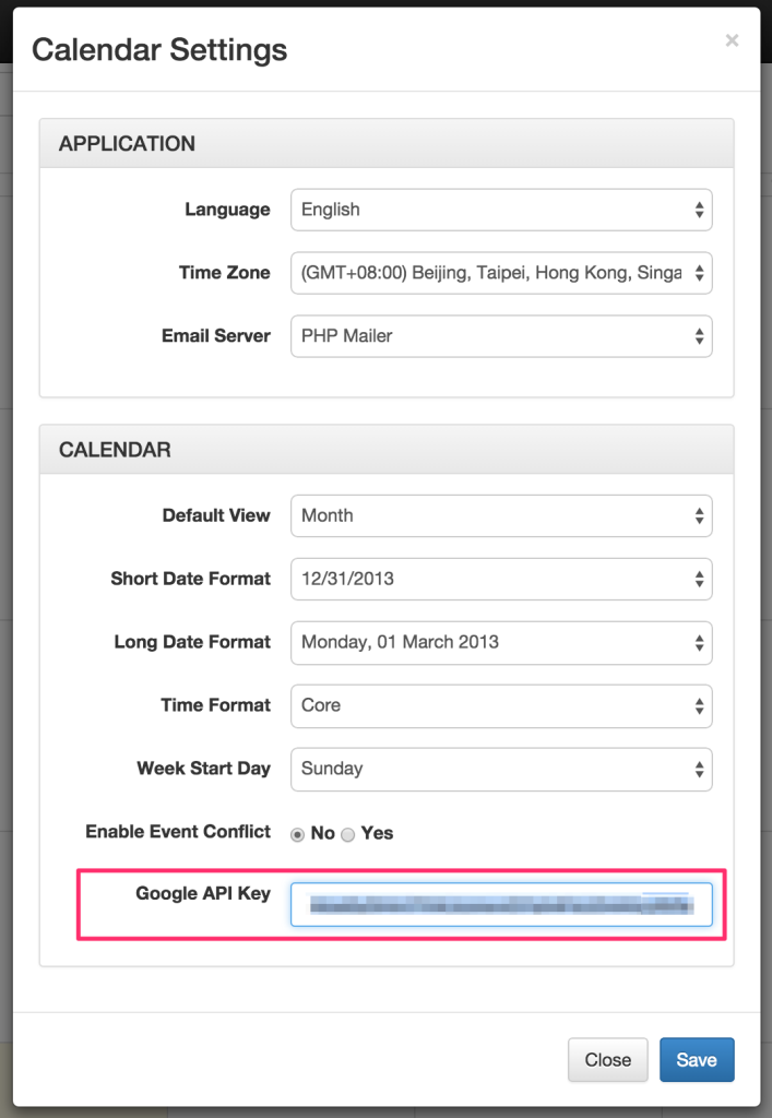 google-calendar-import-v3-settings
